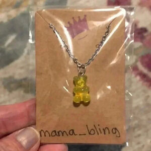 Yellow Gummy Bear Necklace NWT